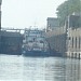 Зона шлюзов Жигулёвского гидроузла в городе Тольятти