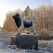 Скульптурная композиция «Бык» в городе Курган