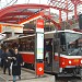 Tram Stop Chaplinovo náměstí in Prague city