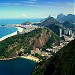 Praia Vermelha na Rio de Janeiro city