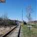 Ворота на подъездном пути в городе Долгопрудный