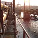 Трубопроводный мост в городе Елизово