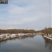 Набережный участок русла реки Яузы в городе Москва