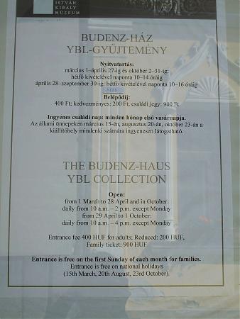 Budenz House And Ybls Collection Szekesfehervar