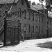 Brama główna do obozu Auschwitz in Oświęcim city