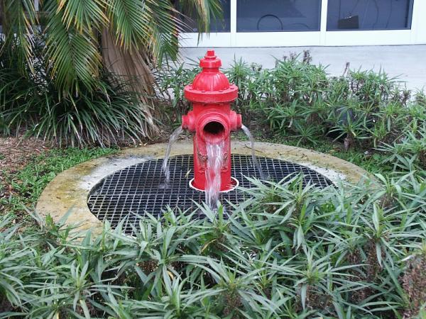 Reedy Creek Fire Station 1 Hydrant Fountain