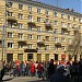 Six Story brick building - architects A. Burov, B. Blokhin, 1939 in Moscow city