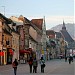 Republicii Street in Braşov city