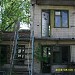Руины ремонтных цехов в городе Чернобыль