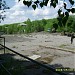 Руины ремонтных цехов в городе Чернобыль