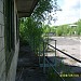 Руины ремонтных цехов в городе Чернобыль
