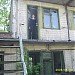 Руины ремонтных цехов в городе Чернобыль