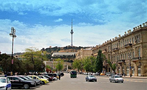 baku tv tower baku restaurant television transmission tower radio broadcasting station television broadcast station