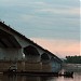 Коммунальный автомобильный мост через реку Каму в городе Пермь
