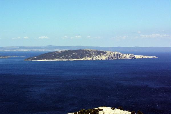 Goli otok karta