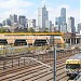 North Melbourne Railway Station in City of Melbourne, Victoria city