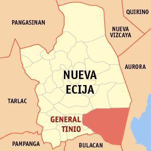 Gen Tinio Nueva Ecija Map General Tinio