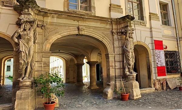 First Inner Court Of Brukenthal Palace Sibiu