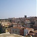 Punto panoramico sulla sommità della Torre dell'Elefante in Cagliari city