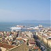 Punto panoramico sulla sommità della Torre dell'Elefante in Cagliari city