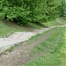 Лестница с верхней части набережной Тараса Шевченко на нижнюю часть в городе Москва