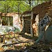 Разрушенное здание общественного туалета в городе Москва