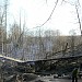 Здесь находился старый пешеходный мост через Дергаевский канал в городе Раменское