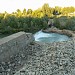 Разрушенная плотина Тишинского водохранилища в городе Риддер