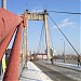 Рыбальский вантовый мост в городе Киев