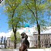 Сидящая девушка (ru) in Daugavpils city