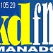 KDFM 105.2  RADIO-MHz JL. TOAR No.62 YD8TOV  (Daisy)  di kota Kota Manado