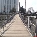 Демонтированный подвесной пешеходный мост