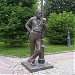 Szabó Lőrinc szobor in Debrecen city