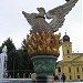 Díszkút/ Főnix-szobor in Debrecen city