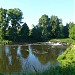 Речной перекат в городе Щёлково