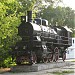 Паровоз Су215-80 на постаменте в городе Москва