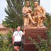 Демонтированный памятник В. И. Ленину и А. М. Горькому в городе Очаков
