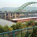 Fort Henry Bridge in Wheeling, West Virginia city