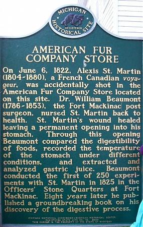 American Fur Company Store Dr Beaumont Museum