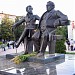 Памятник А. С. Пушкину и И. А. Крылову в городе Пушкино