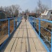 Пешеходный мост через реку Шамку в городе Арзамас