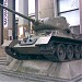 T-34-85 in Prague city