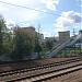 Пешеходный мост в городе Москва