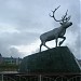 Памятник северному оленю в городе Салехард