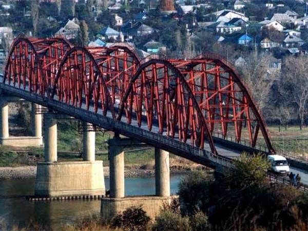Старый автомобильный мост через реку Северский Донец - Белая Калитва