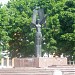 Sculpture of giant Neringa in Klaipėda city