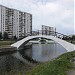 Пешеходный мост в городе Москва