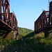 Железнодорожный мост через реку Ирпень в городе Ирпень