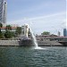 Merlion Park in Republic of Singapore city