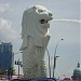 Merlion Park in Republic of Singapore city